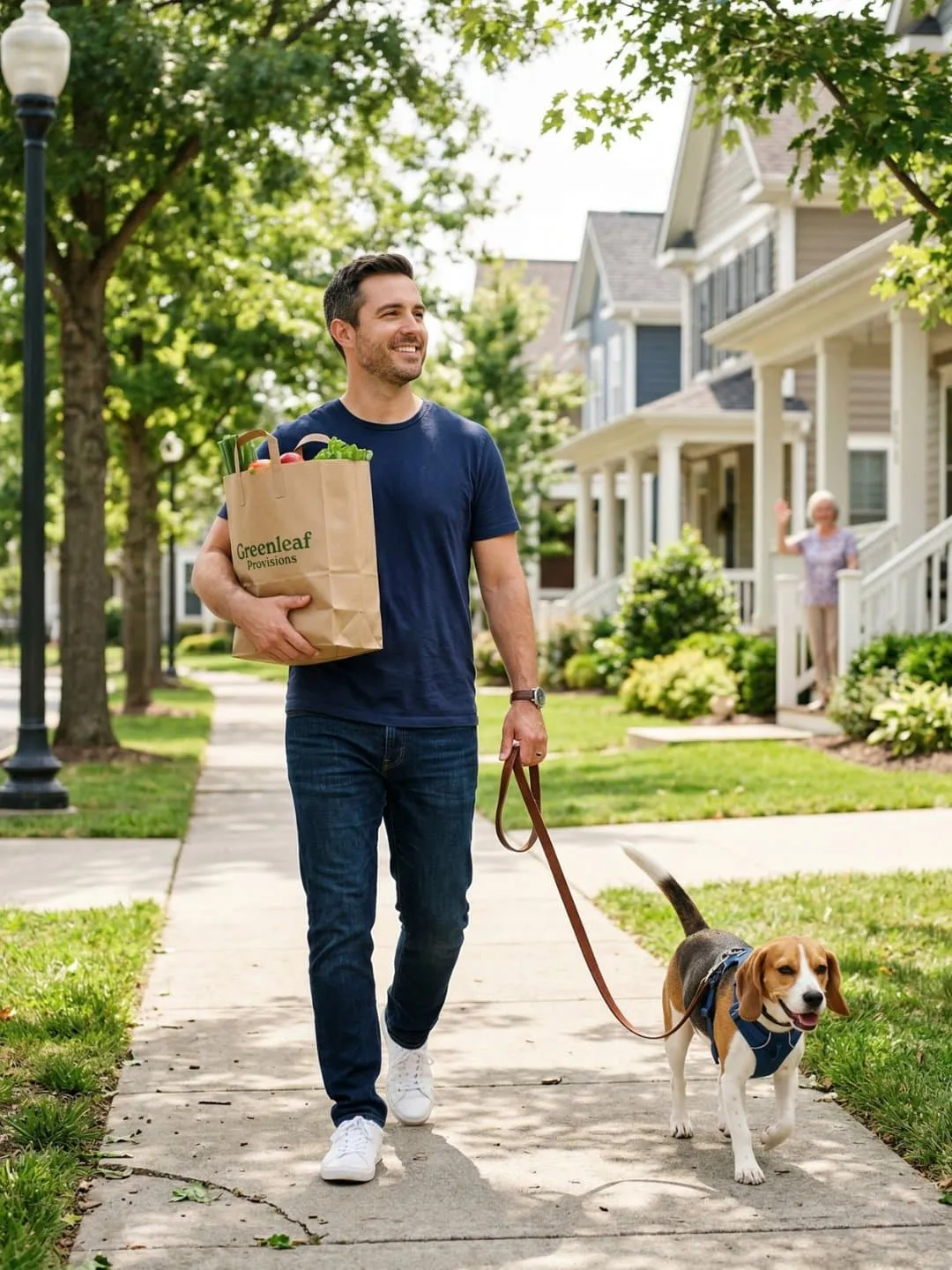 A person looking forward at a new beginning